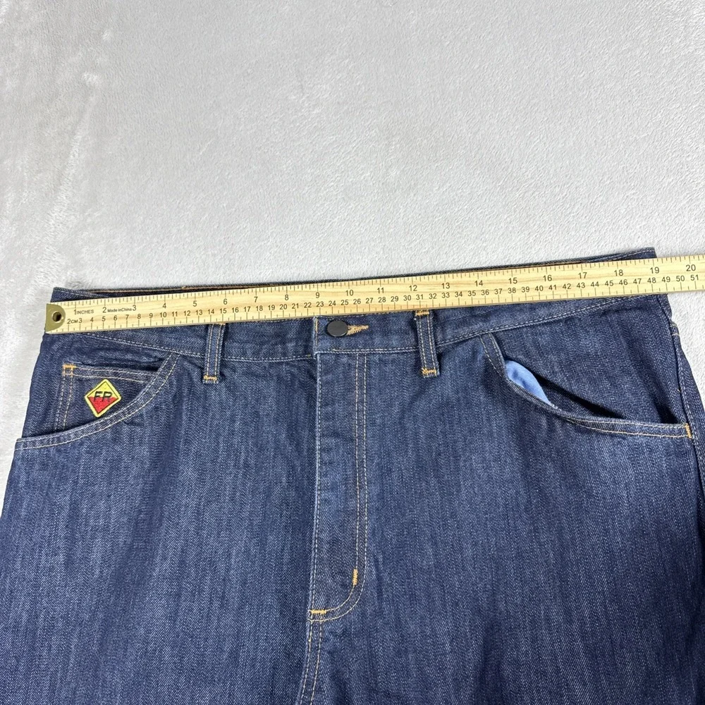 Wenaas Flame Res HRC 2 FR Size US 38x30 Men's Blue Denim Jeans Workwear